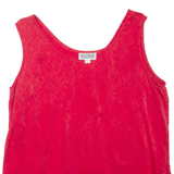 GINA MONTI Womens Printed Vest Red Sleeveless Spotted XL