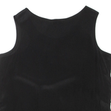 RED ROSE Womens Vest Black Sleeveless XL