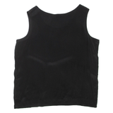 RED ROSE Womens Vest Black Sleeveless XL