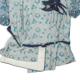 BONAVITO Womens Blouse Top Green Floral S