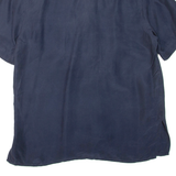 DEVILLE Womens Shirt Blue Collared M