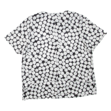 Womens Printed Top White Spotted L