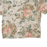 ENNEDI Womens Printed Top Beige Floral L
