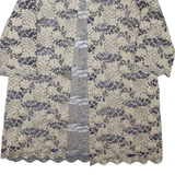 Womens Kimono Top Black 3/4 Sleeve M