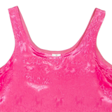 C&A Womens Printed Vest Pink Sleeveless Floral L