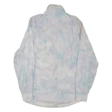 AZZURRA CASUAL Womens Printed Shirt Grey Collared Long Sleeve Floral M