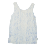 Womens Printed Vest Grey Sleeveless M