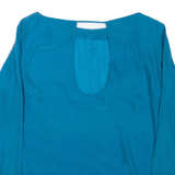 ZARA Womens Top Blue Long Sleeve M