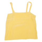 Womens Vest Yellow Sleeveless L