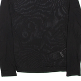 BREAL Sheer Womens Top Black Long Sleeve L