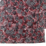 QUEENSWAY Womens Printed Top Red 3/4 Sleeve Floral M