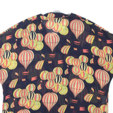 MARKWALD Sheer Womens Printed Top Black Crazy Pattern XL