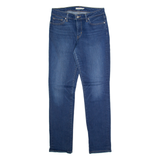 LEVI'S 721 Womens Jeans Blue Slim Tapered Stone Wash W29 L32