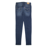 LEVI'S 710 Womens Jeans Blue Regular Skinny Stone Wash W28 L29