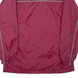 WILSON Mens Track Jacket Maroon Nylon M