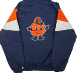 MAJESTIC Mens Pullover Jacket Blue Hooded L