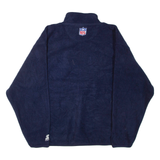 STARTER X NFL 1/4 Zip Mens Fleece Jacket Blue USA XL