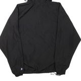 CHAMPION Mens Anorak Jacket Black Hooded M