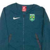 NIKE Brasil Mens Track Jacket Green M