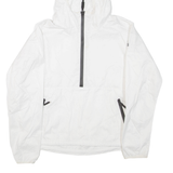 ADIDAS Womens Anorak Jacket White Hooded L