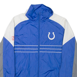 NFL Indianapolis Colts Mens Track Jacket Blue USA L