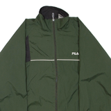 FILA Mens Track Jacket Green S