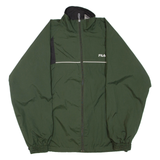 FILA Mens Track Jacket Green S