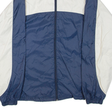 REEBOK Womens Track Jacket Blue Colourblock UK 16