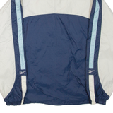REEBOK Womens Track Jacket Blue Colourblock UK 16