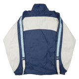 REEBOK Womens Track Jacket Blue Colourblock UK 16