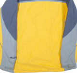 COLUMBIA Womens Jacket Yellow Nylon Colourblock XL