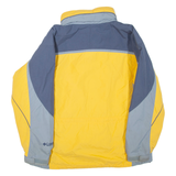COLUMBIA Womens Jacket Yellow Nylon Colourblock XL