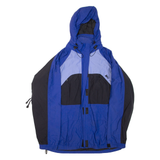 REI Mens Jacket Blue Hooded L