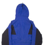 REI Mens Jacket Blue Hooded L