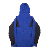 REI Mens Jacket Blue Hooded L