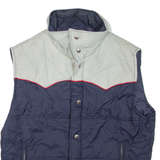 FORTY BELOW Mens Gilet Blue Nylon M