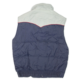 FORTY BELOW Mens Gilet Blue Nylon M