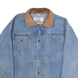 WOODLAKE Mens Denim Jacket Blue 90s L