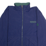 CHAMPION Brigham Young University Mens Coat Blue Nylon USA Hooded XL