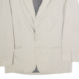LINEA MILLE Mens Blazer Jacket Beige 90s XL