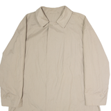 FACIS Mens Trench Coat Beige 90s L