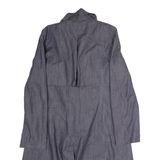 CALVIN KLEIN Womens Trench Coat Grey S