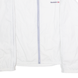 REEBOK Womens Windbreaker Jacket White UK 14