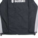 SUZUKI COLLECTION Moto X Mens Rain Jacket Black Colourblock L