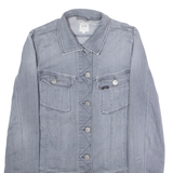 LEE Slim Rider Womens Denim Jacket Grey M