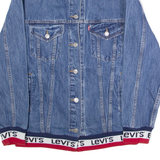 LEVI'S BIG E Womens Denim Jacket Blue XS