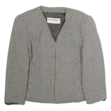 ERREUNO Womens Blazer Jacket Green Houndstooth S