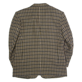 PAUL SMITH Mens Blazer Jacket Yellow Tweed Wool Check L