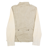 MARC CAIN Womens Coach Jacket Green Linen M