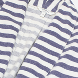 FAT FACE Womens Overcoat Jacket Blue Striped S